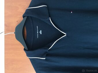 TOMMY HILFIGER originál tmavomodré damske saty L - 7