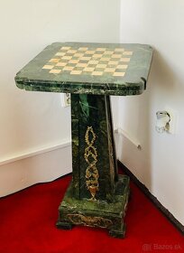 Starožitný Šachový Stůl - 7