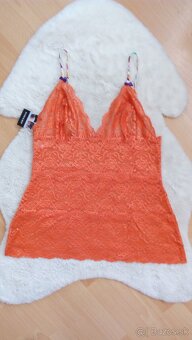 Nočná košieľka XL - oranžová - 7