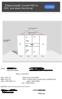 Vstavaná šatníková skriňa - 7