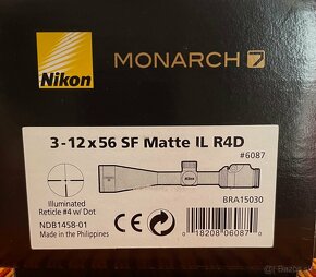 Puškohlad Nikon Monarch 7, 3-12 x 56 - 7