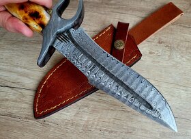 nový velký lovecký Damaškový nož HUNTER ESSENTIAL 29 cm - 7