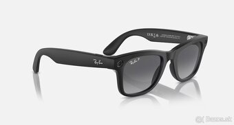 Ray-Ban Meta Wayfarer, Matná čierna / Polarizačné šošovky - 7