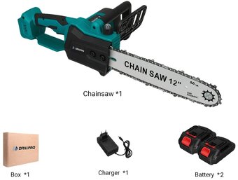 Reťazová Píla DRILLPRO 30cm AKU Makita Nahráda + 2ks BAT 18V - 7