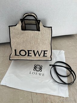 LOEWE LOGO RAFFIA TOTE BAG - 7