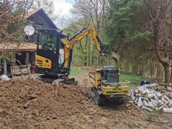Minidumper, trojstranný vyklápač - 7