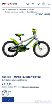Detský bicykel 16" - 7