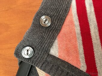 TOMMY HILFIGER originál tenucky/farebný dámsky svetrik L - 7