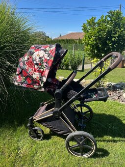 Cybex priam 3.0 sedenie s poťahom spring blossom  dark - 7