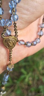 Starožitný ruženec vintage - 7