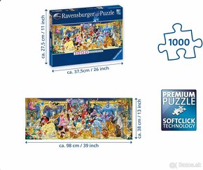 Puzzle Disney 1000 (podlepené) - 7