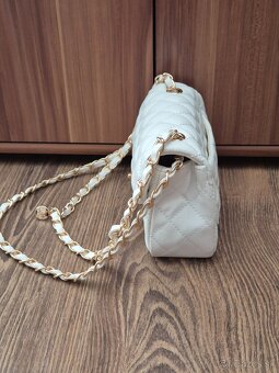 kabelka Chanel biela - 7