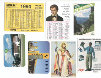 Staré vreckové kalendáriky - 7