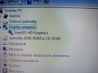 rozpredám notebook Toshiba satellite C850 - 7
