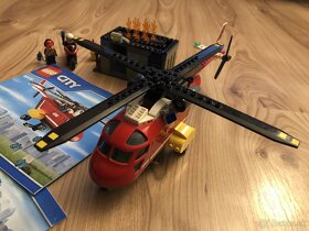 Lego CITY 60108 - Hasičský vrtuľník s príslušenstvom - 7