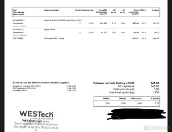 iPad 9. generácia 10.2” 256gb - 7