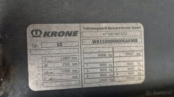 Prodám KRONE SD PROFI LINER - 7