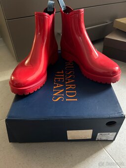 Trussardi 37 cervene gumaky - 7