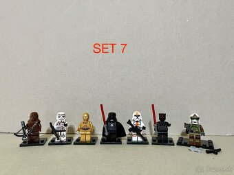 Rôzne figúrky Star Wars 4 (8ks) - typ lego - nové - 7