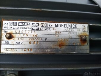 Elektromotor 0,75kW , 2840ot.s vrtuľou - 7