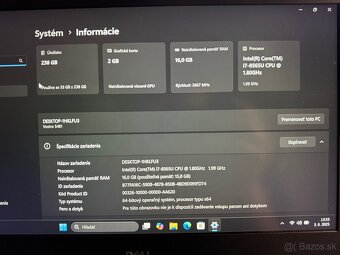 Dell Vostro 5481, i7, 16GB RAM, Nvidia 2GB, vhodný na hry - 7