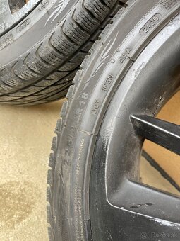 Original Seat leon disky R18 5x112, zimne 225/45 - 7