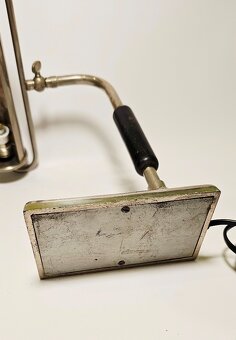 art deco chrómová stolná lampa - 7