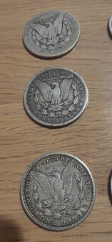 Predám strieborné mince Morgan Silver Dollar - 7