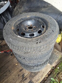 Zimná sada 5x100 R15 nové gumy - 7