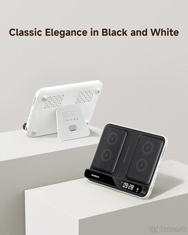 Bezdrôtová nabíjačka SwanScout s hodinami - 7