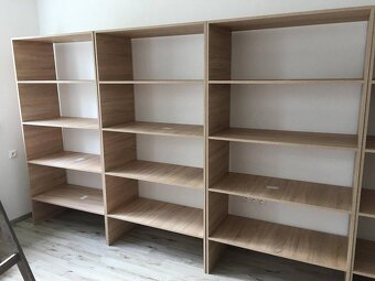 Predám knižnice, policové regále , obchodné regále NOVE 200x - 7