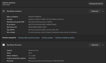 Notebook Lenovo ThinkPad T450 - 14.1" / i5 5300u / 8GB RAM - 7