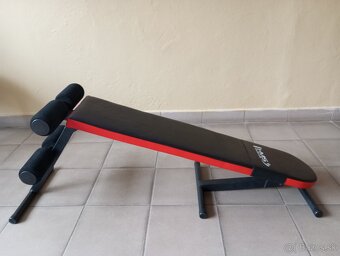 Kombinovaná lavička rovná+šikmá na brucho HMS PREMIUM-za 1/2 - 7