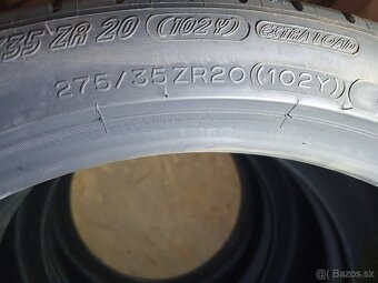 Predám nové let.pneu. Michelin PSS 245/40+275/35 R20 - 7