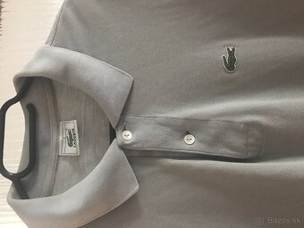 LACOSTE originál sive pánske polotricko XL - 7