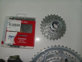 Shimano 105 ,9 kolo sada,3 prevodník - 7