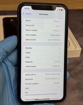 Apple iPhone 11 64 GB Black / nová batéria - 7
