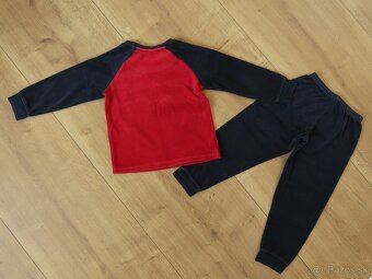 TEPLÉ pyžamo / pyžamko C&A 110 (4-5 r.) - McQueen TOP STAV - 7