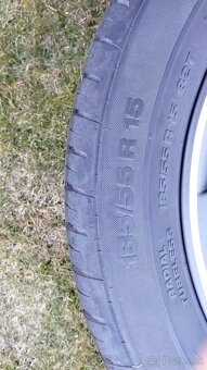 SADA ALU DISKOV 4X100 PNEU.185/55R15 LETNE SKODA SEAT VW - 7