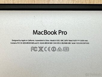 MacBook Pro 13", NOVÁ BATERKA, TOP STAV - 7