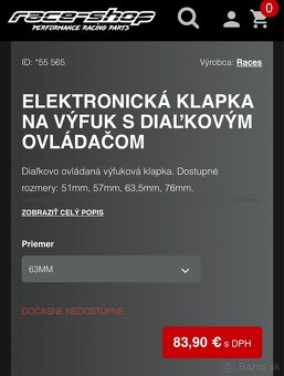Elektricka vyfukova klapka - 7