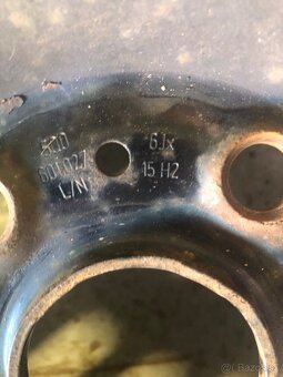 Plechové kolesa škoda 6Jx15H2 - 7