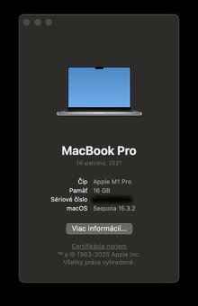 Predám Apple MacBook Pro 14” (2021) - 7