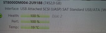 Harddisk Seagate BarraCuda 8TB HDD SATA 100% stav - 7