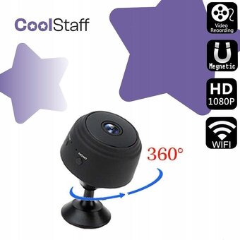 Špionážní mini kamera WiFi A9 HD - 7