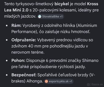 Detský bicykel KROSS Lea Mini 2.0 - 7