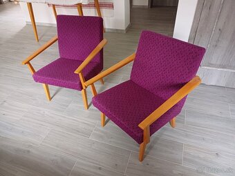 Starý retro nábytok, Gauč, Kreslá - 7