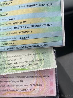 Suzuki Swift 1.3i 67,5kw Benzín, Rok výroby 2006 - 7