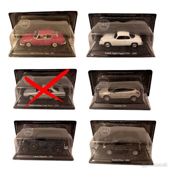 Zberateľské kovové modely Lancia v mierke 1:43 - 7