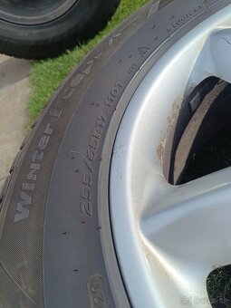 Zimné pneumatiky 255/65 r17 +disky BMW x5 - 7